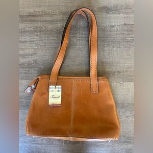Fossil Tan Leather Purse